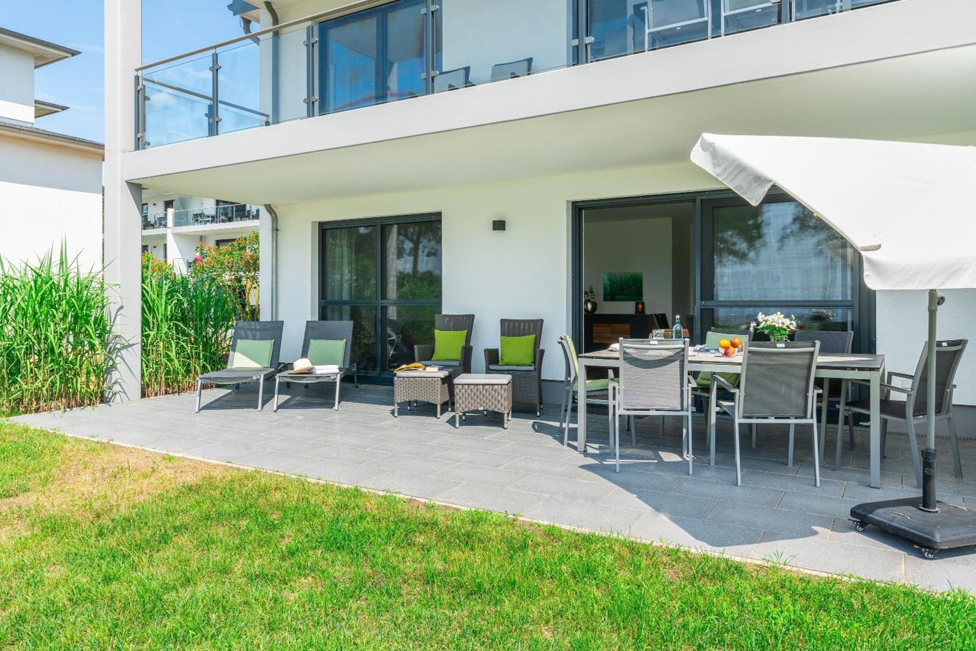 Terrassenwohnung "Inselhain" - Oase Am Haff Garz (Usedom) Exterior foto